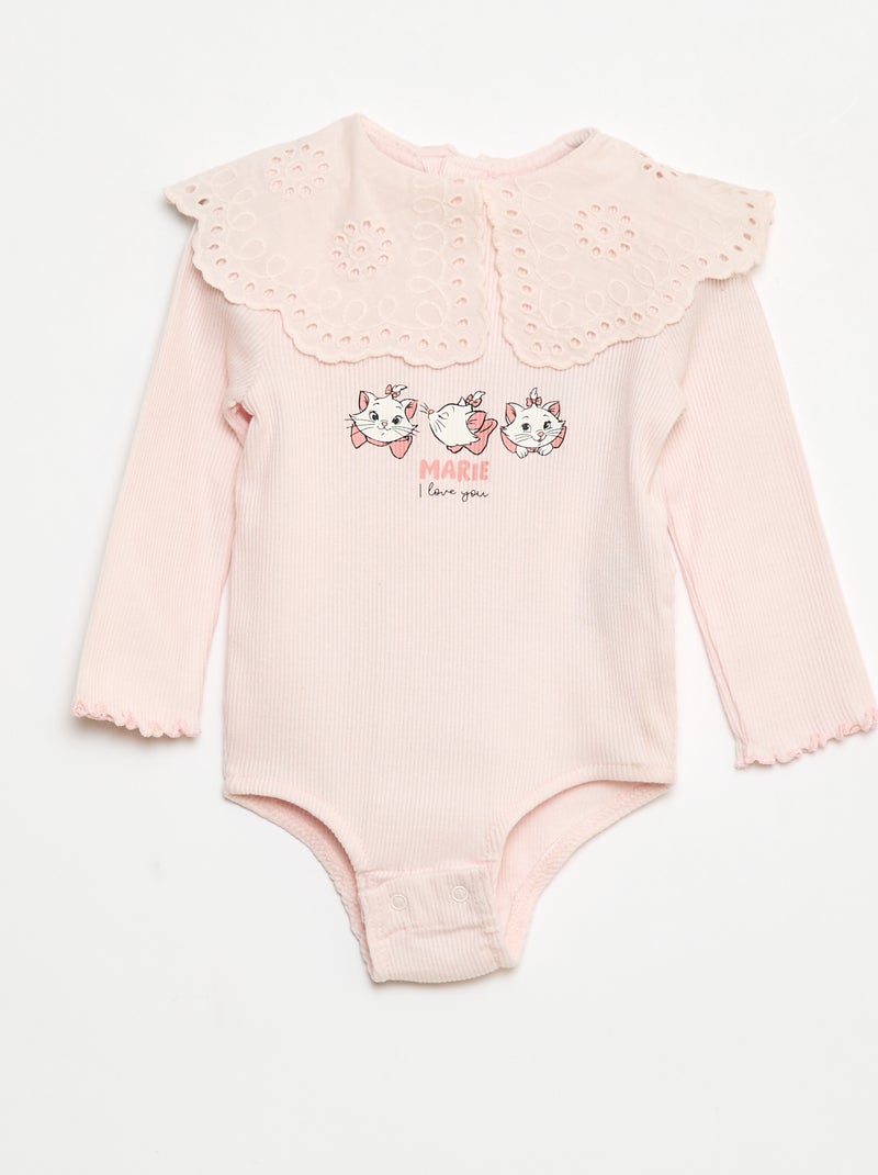 Rompertje van ribtricot 'Minnie' 'Disney' Rose - Kiabi