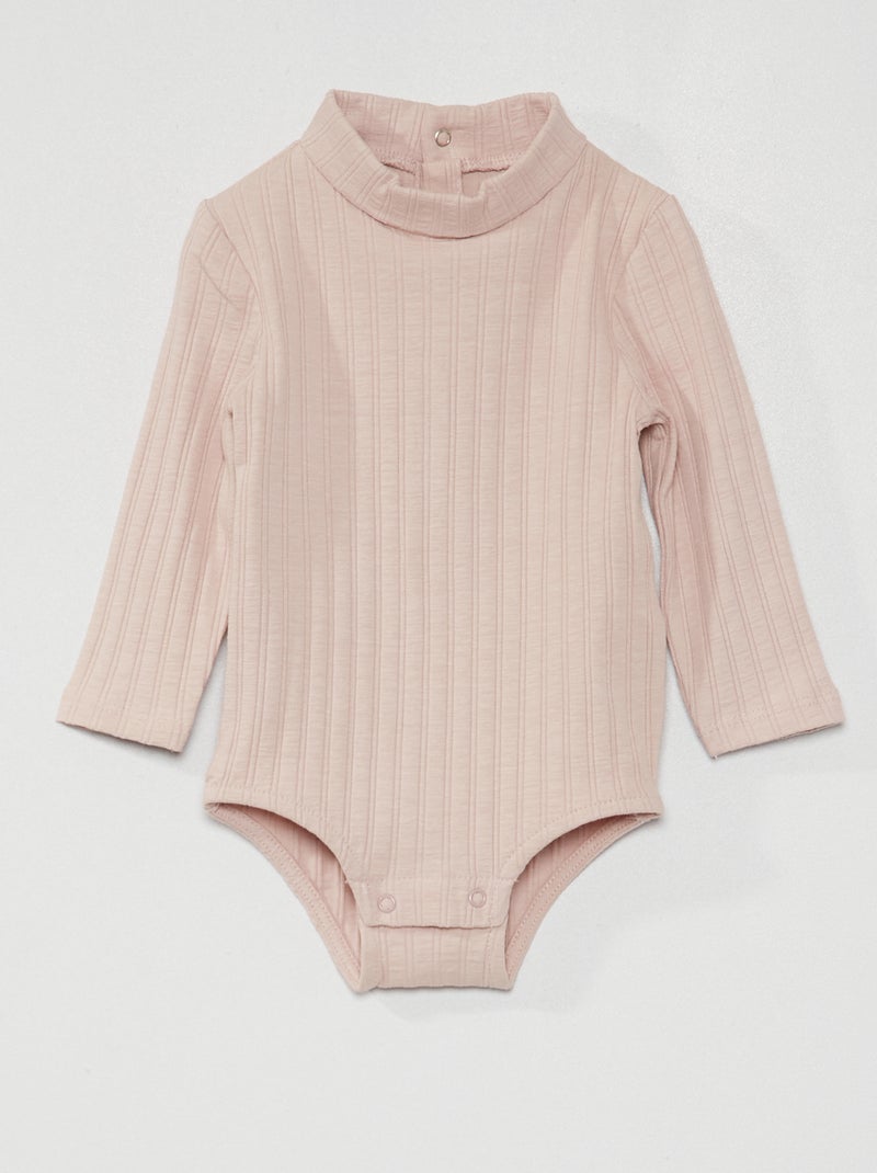 Rompertje van ribtricot PAARS - Kiabi