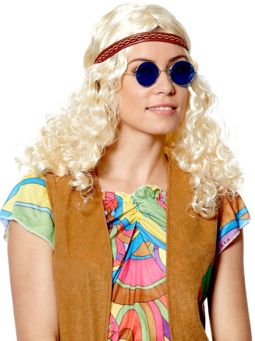 Ronde bril verkleedkleding hippie - Kiabi