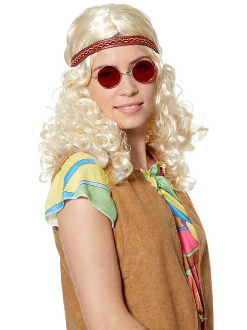 Ronde bril verkleedkleding hippie - Kiabi