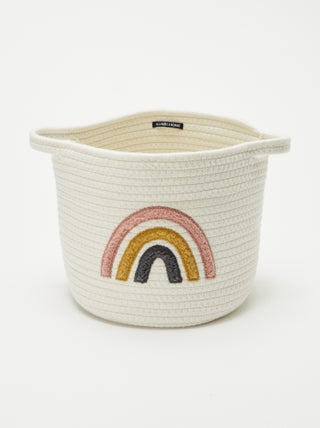 Ronde mand van touw - Regenboog