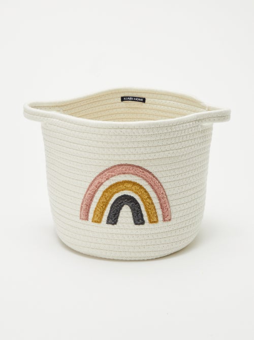 Ronde mand van touw - Regenboog - Kiabi