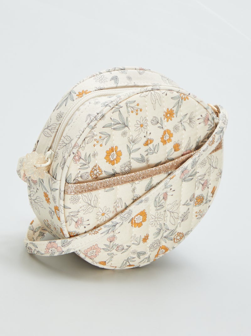 Ronde tas met bloemen BIEGE - Kiabi