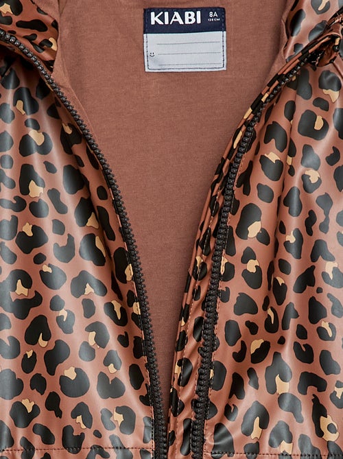 Rubberen parka met capuchon - Kiabi