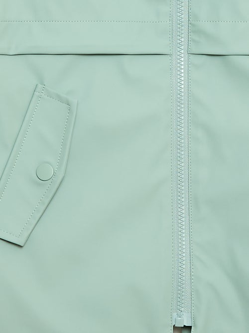 Rubberen parka met capuchon - Kiabi