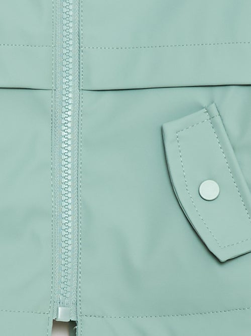 Rubberen parka met kap - Kiabi