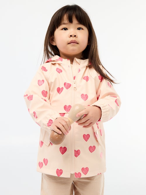 Rubberen parka met kap - Kiabi