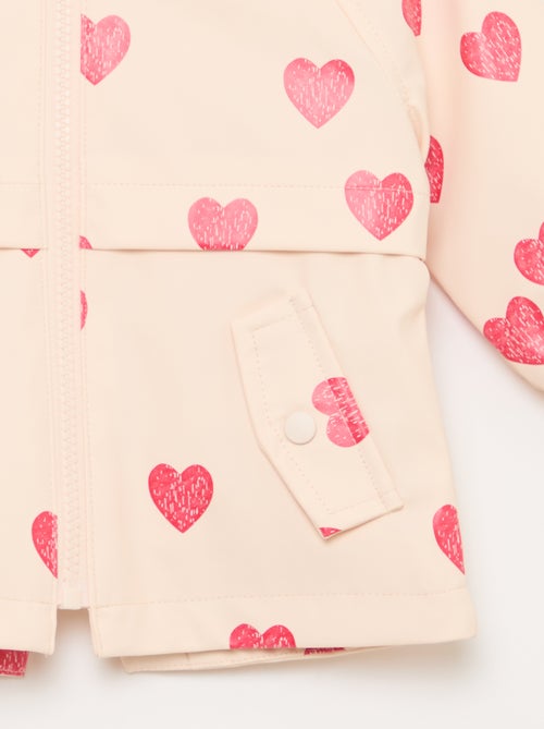 Rubberen parka met kap - Kiabi