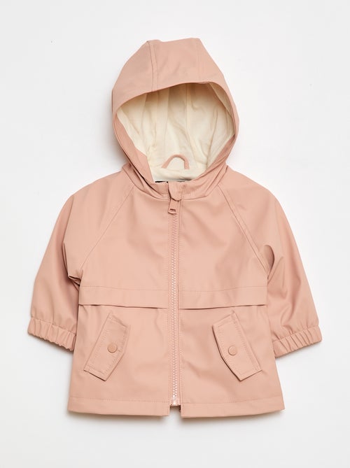 Rubberen parka met kap - Kiabi