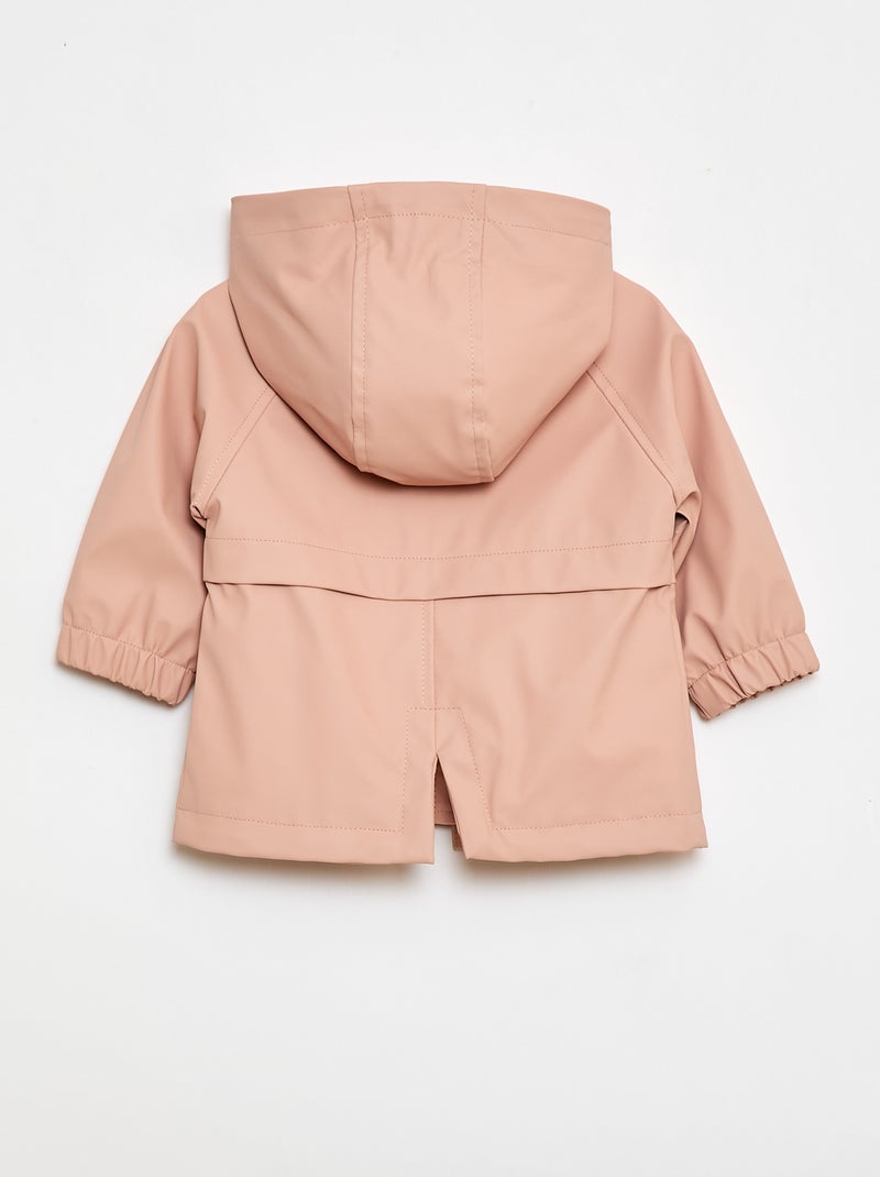 Rubberen parka met kap Rose - Kiabi