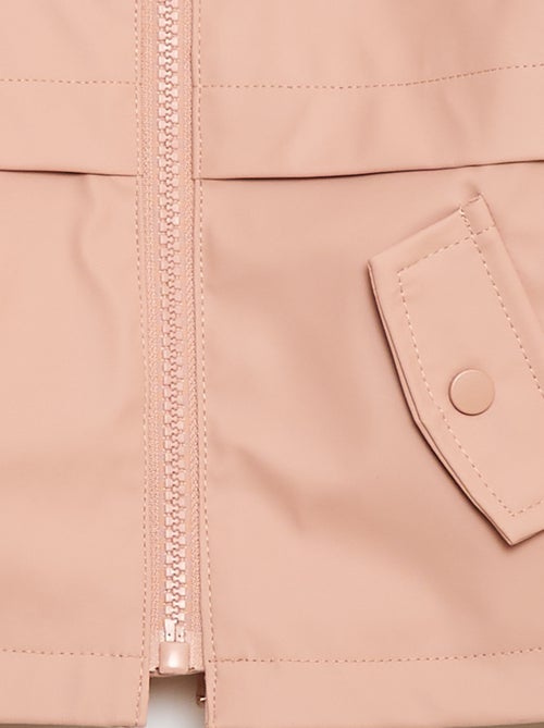 Rubberen parka met kap - Kiabi