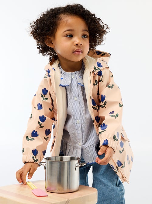 Rubberen parka met kap - Kiabi