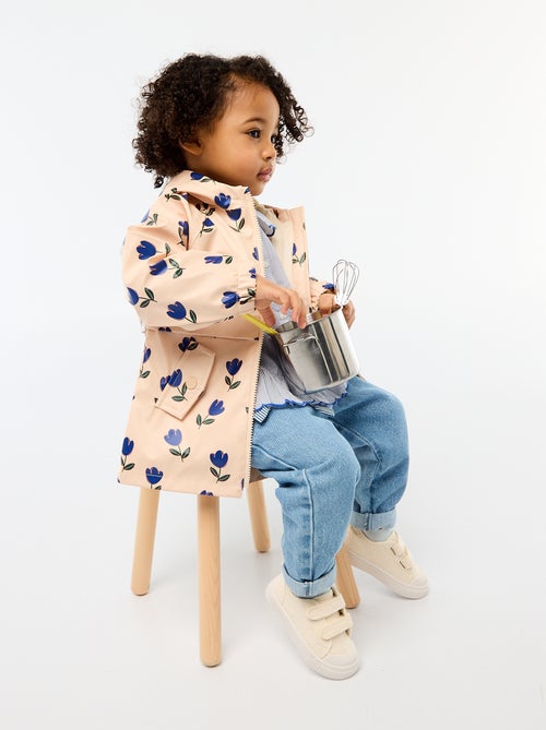 Rubberen parka met kap - Kiabi