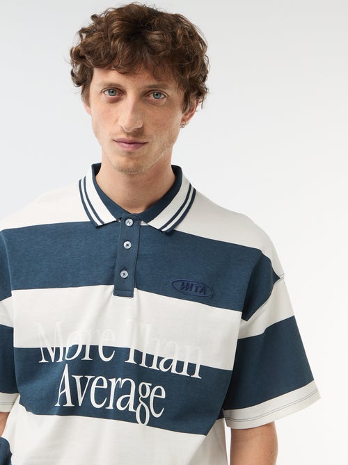 Rugby polo met korte mouwen - Kiabi