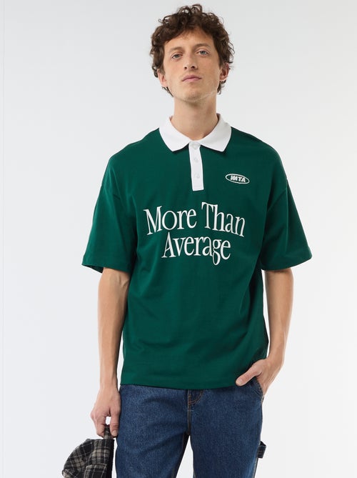 Rugbypolo met korte mouwen - Kiabi Rugbypolo met korte mouwen - Kiabi