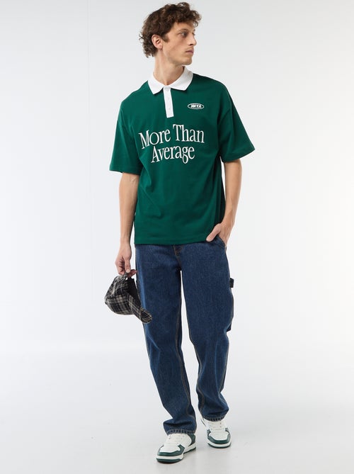 Rugbypolo met korte mouwen - Kiabi Rugbypolo met korte mouwen - Kiabi