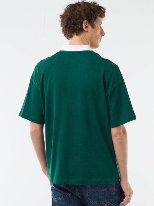 Rugbypolo met korte mouwen - Kiabi Rugbypolo met korte mouwen - Kiabi