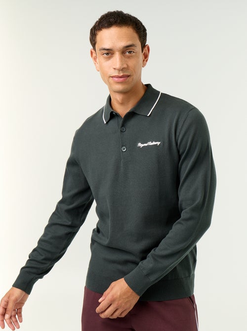 Rugbypolo met lange mouwen - Kiabi