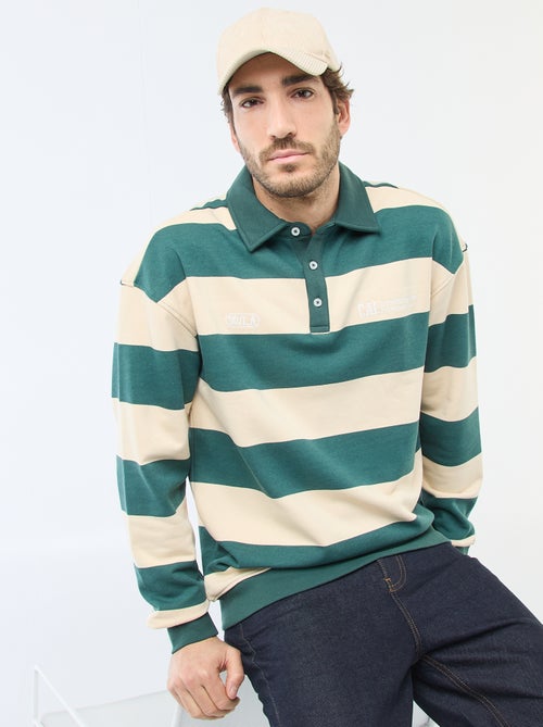 Rugbypolo met lange mouwen - Kiabi