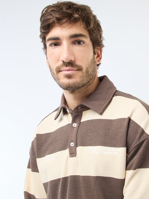 Rugbypolo met lange mouwen - Kiabi