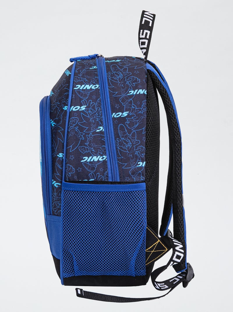 Rugtas met Sonic-print BLAUW - Kiabi