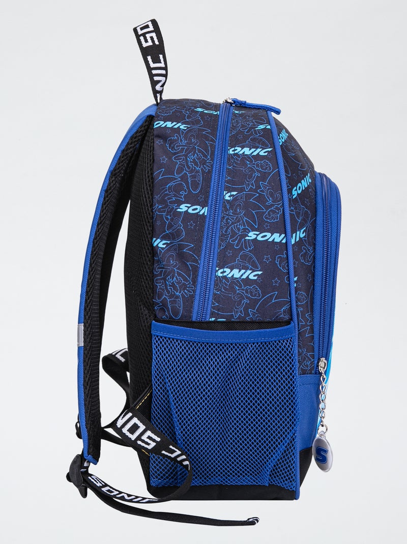 Rugtas met Sonic-print BLAUW - Kiabi