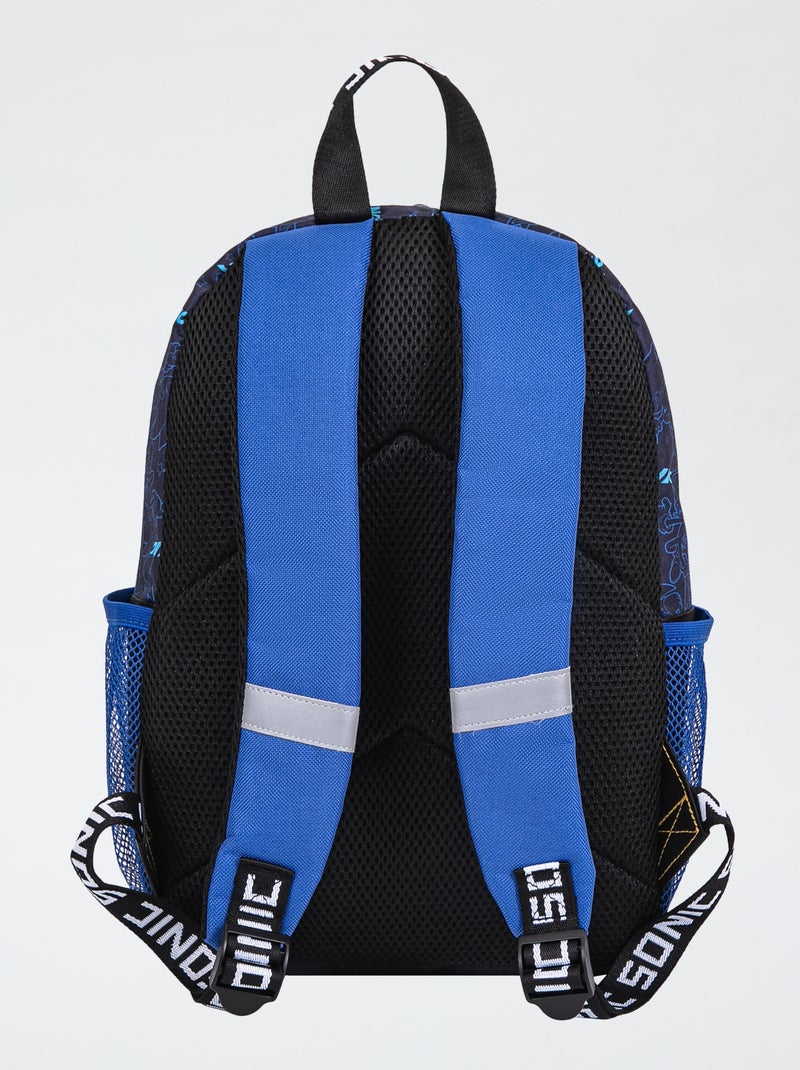 Rugtas met Sonic-print BLAUW - Kiabi