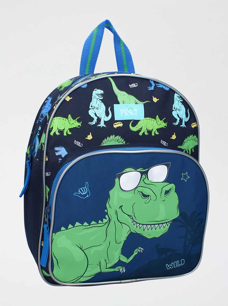 Rugzak met dinomotiefje Blauw - Kiabi