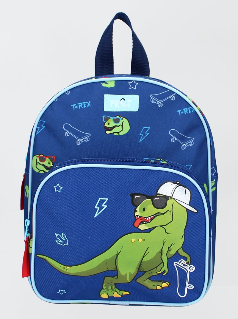 Rugzak met dinosaurusprint BLAUW - Kiabi