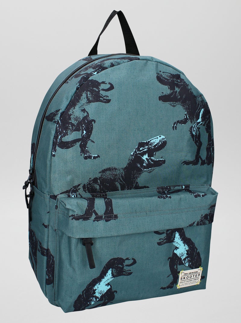 Rugzak met dinosaurusprint BLAUW - Kiabi