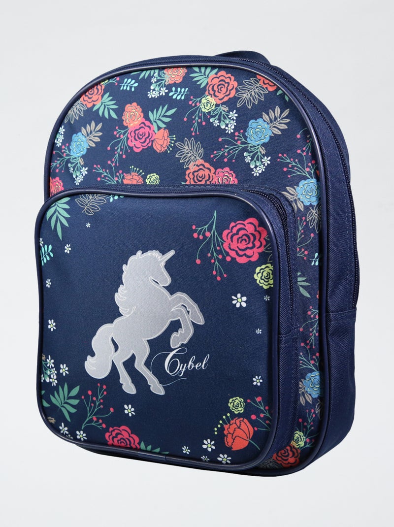 Rugzak met eenhoornprint Blauw - Kiabi