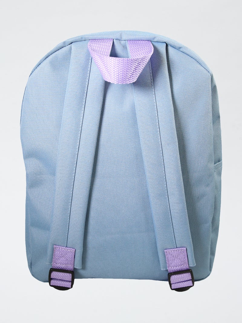 Rugzak met Frozen-print BLAUW - Kiabi