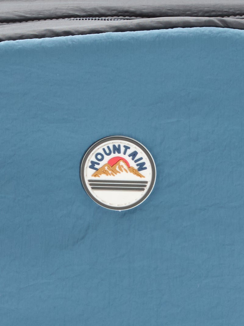 Rugzak met kleurvlakken Blauw - Kiabi