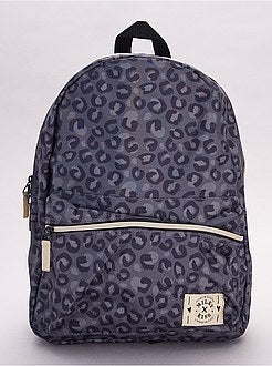 rugzak met luipaardprint - Kiabi