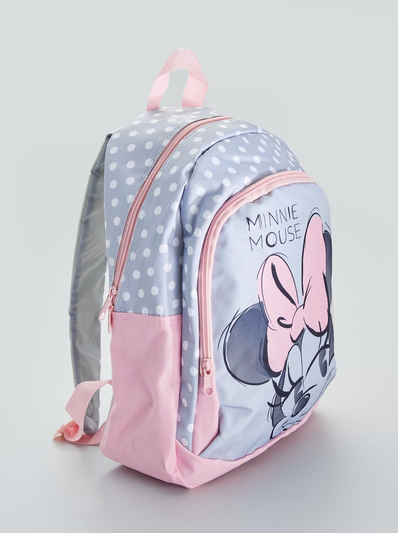 Rugzak met Minnie Mouse-print grijs - Kiabi