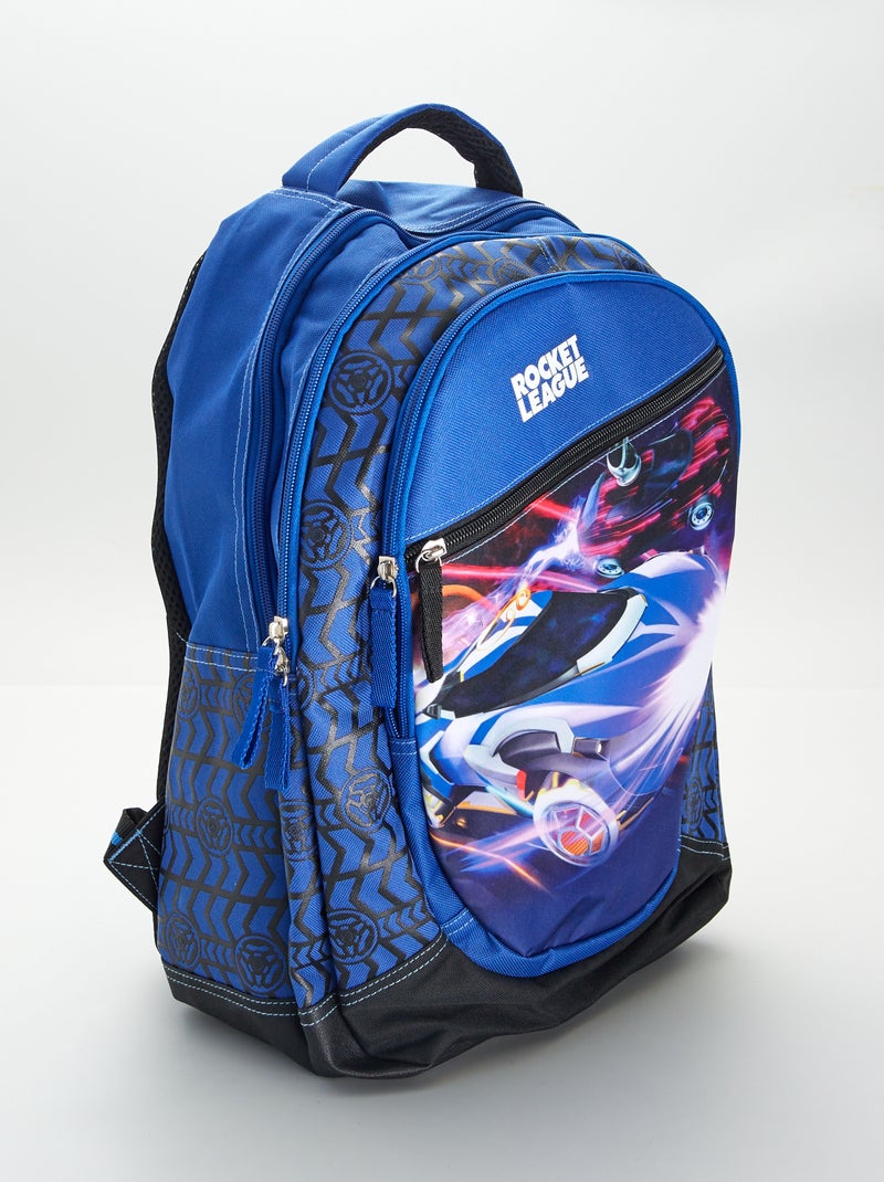 Rugzak met raceauto's blauw - Kiabi