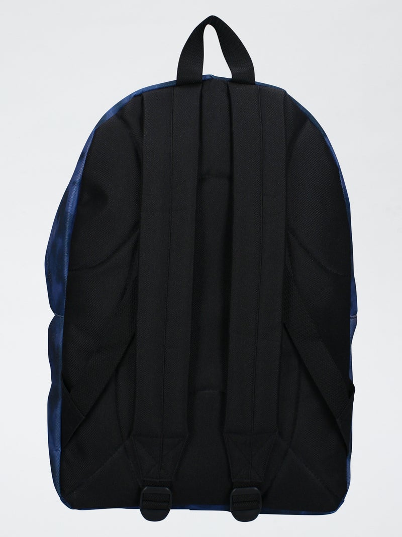 Rugzak met 'tie and dye'-print Blauw - Kiabi