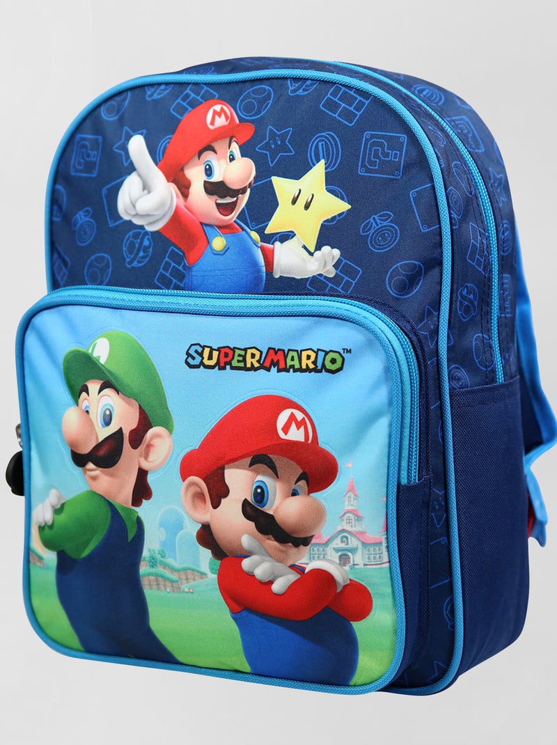 Rugzak 'Super Mario' blauw - Kiabi