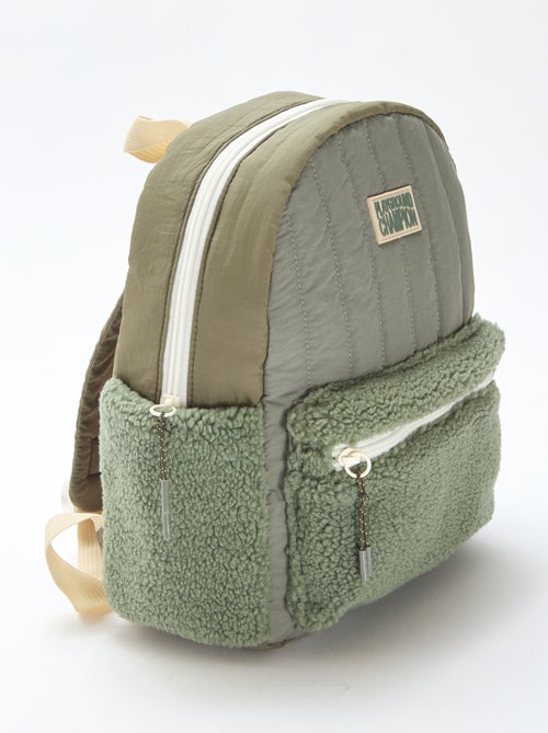 Rugzak van twee materialen - Kiabi