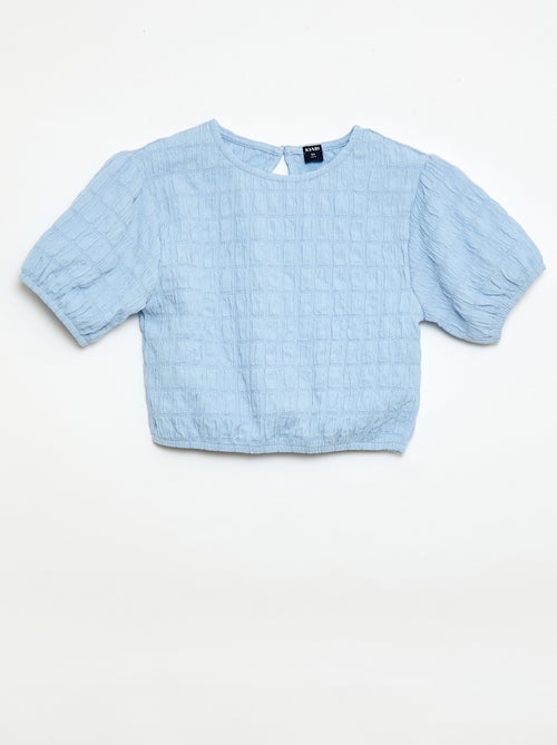 Ruimvallend T-shirt van fantasietricot - Kiabi