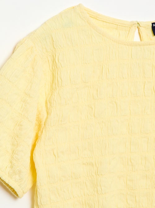 Ruimvallend T-shirt van fantasietricot - Kiabi