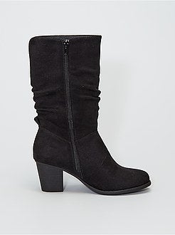 Ruiterlaarzen van suedine - Kiabi