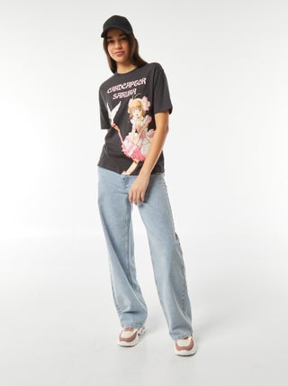 'Sakura'-T-shirt met korte mouw