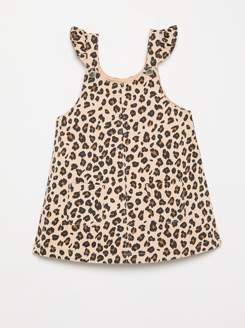 Salopettejurk met luipaardprint - Kiabi Salopettejurk met luipaardprint - Kiabi