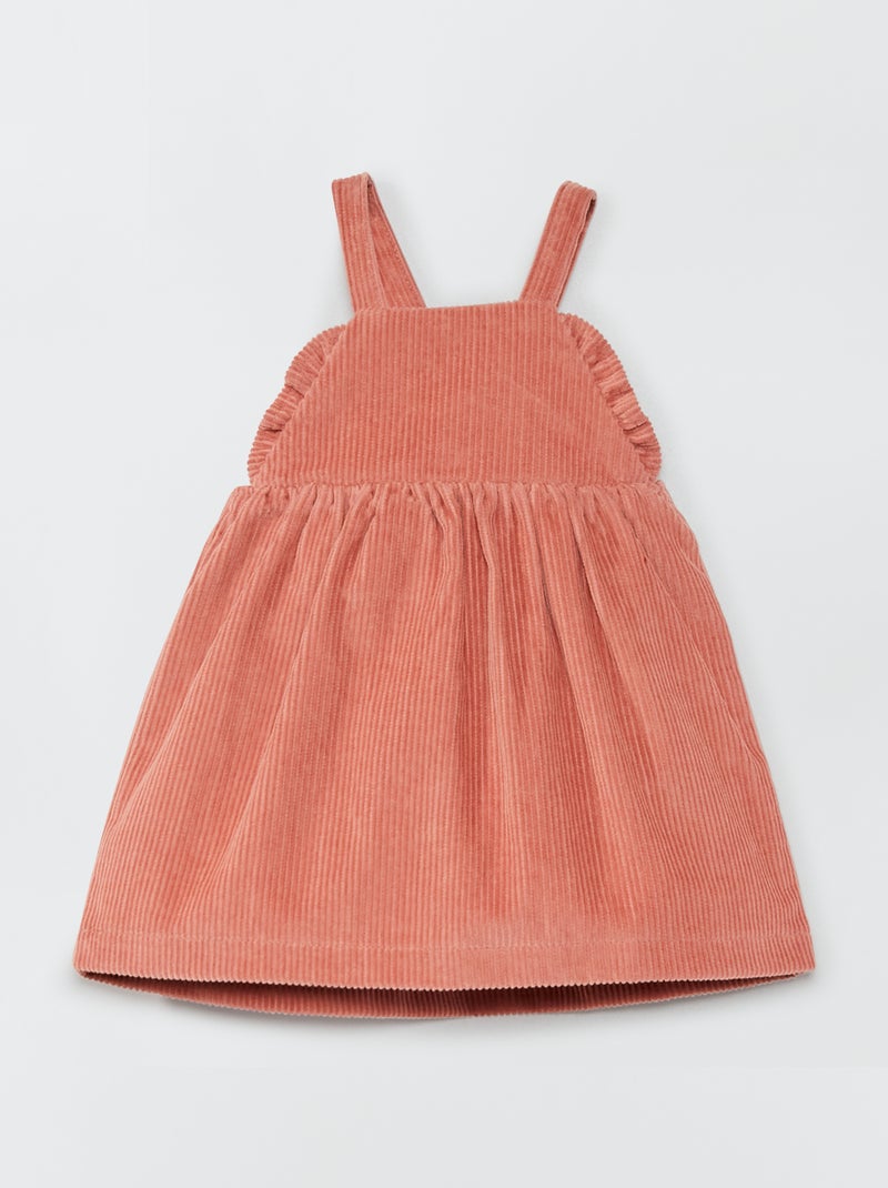Salopettejurk van velours ROSE - Kiabi