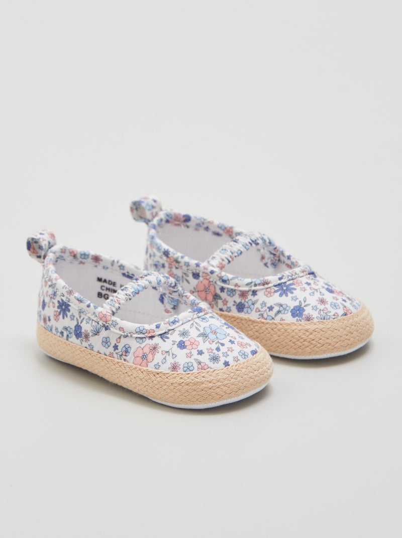 Sandalen in espadrillestijl WIT - Kiabi