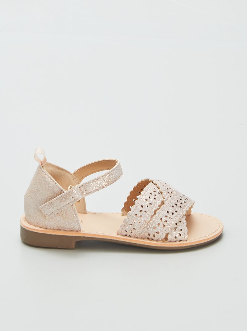 Sandalen met ajourbandjes ROSE - Kiabi