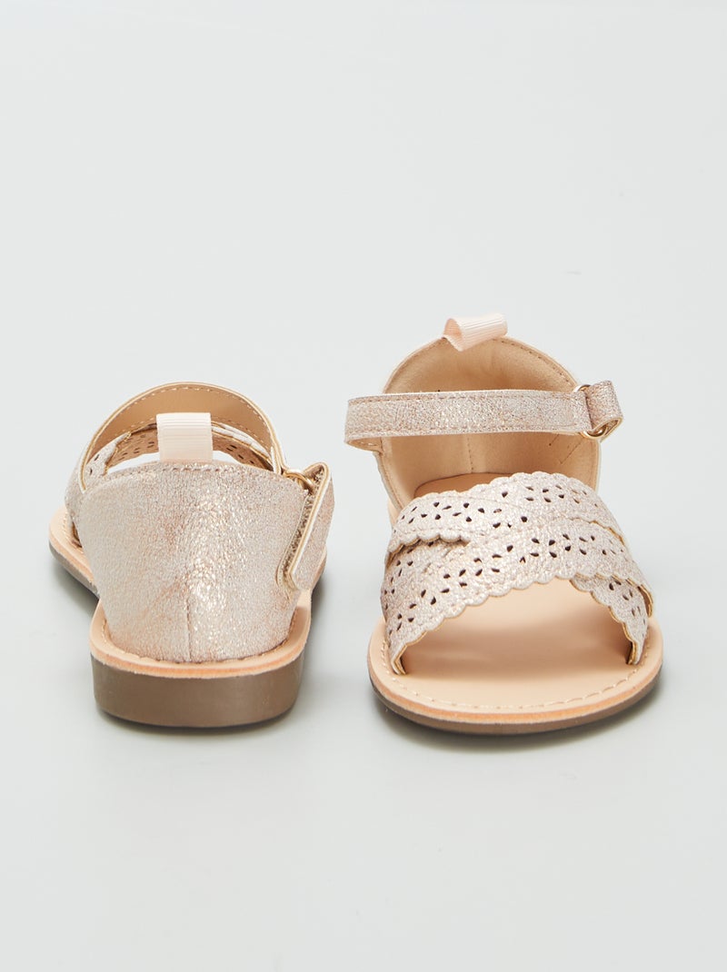 Sandalen met ajourbandjes ROSE - Kiabi