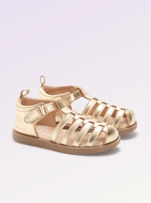 Sandalen met bandjes 'eerste stapjes' - Kitchoun - Kiabi
