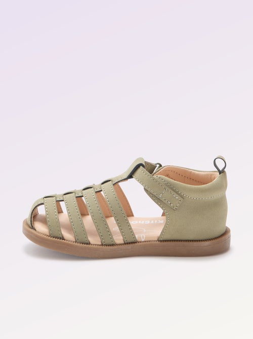 Sandalen met bandjes 'eerste stapjes' - Kitchoun - Kiabi